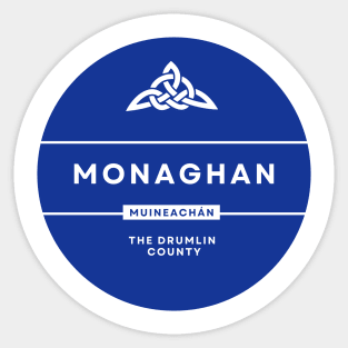 Monaghan, County and GAA Colours Sticker